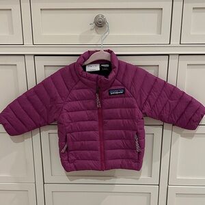 Patagonia Kids Purple Puffer Jacket